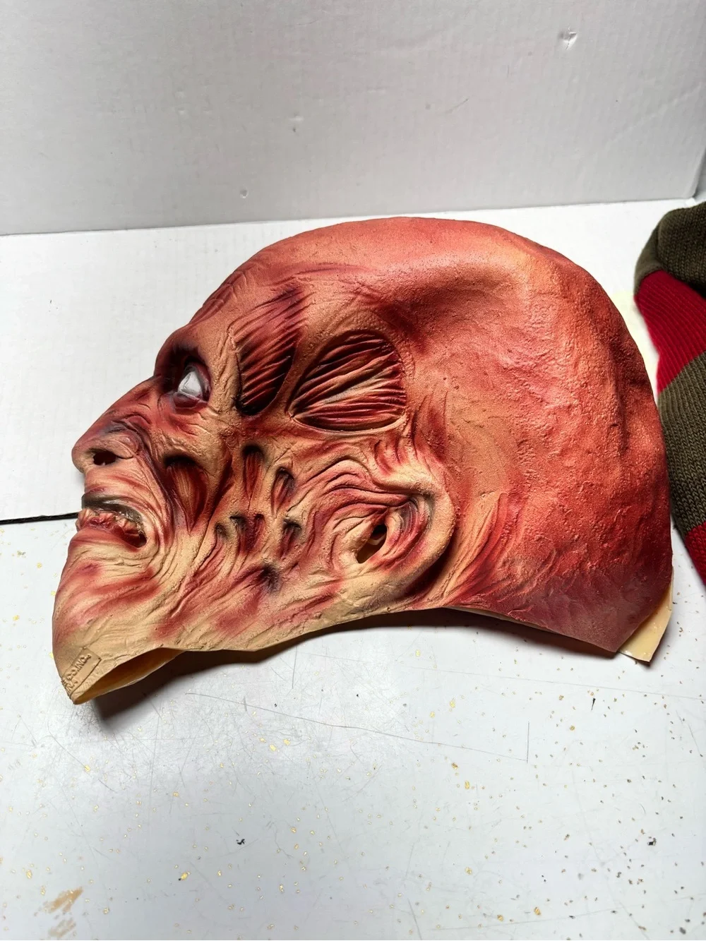 Freddy Krueger Striped Sweater Costume and mask